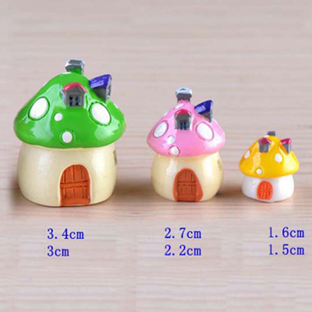 3 Sizes Mushroom House Resin  - Home Decor Za review and price