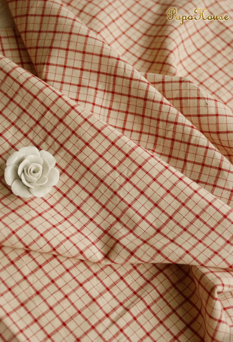 140x50cm Vintage Red Linen Gri - Linen Table Runner review and price