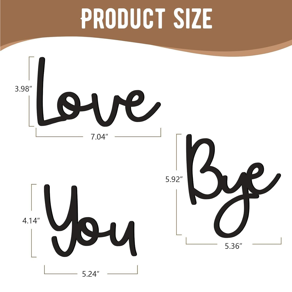 Love You Bye Wood Sign Home De - Home Decor Y2K review and price