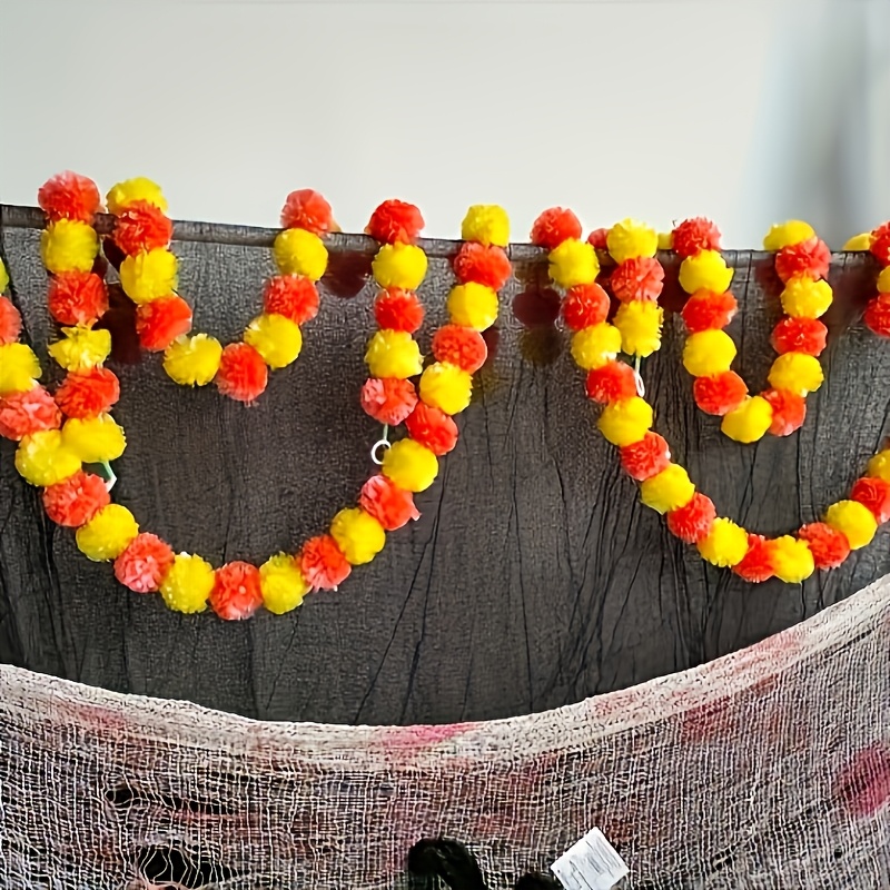 1pcs Marigold Garland for Deco - Home Decor Indonesia review and price