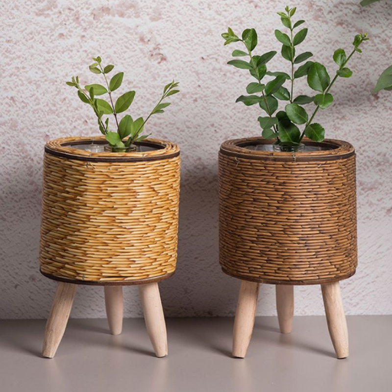 Imitation Rattan Woven Flower  - Rattan Plant Basket review and price