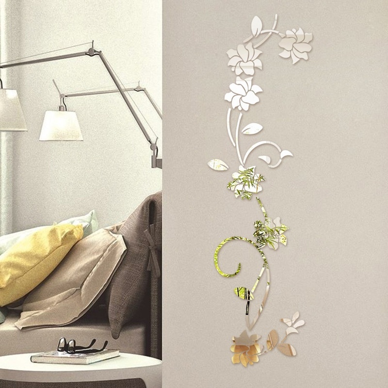 3D Diy Flower Shaped Acrylic W - Home Decor Y2K review and price