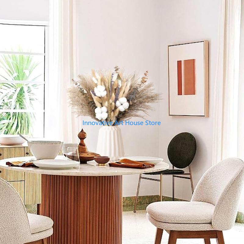 E1PC 86Pcs Handmade Dried Flow - Pampas Grass Decor review and price