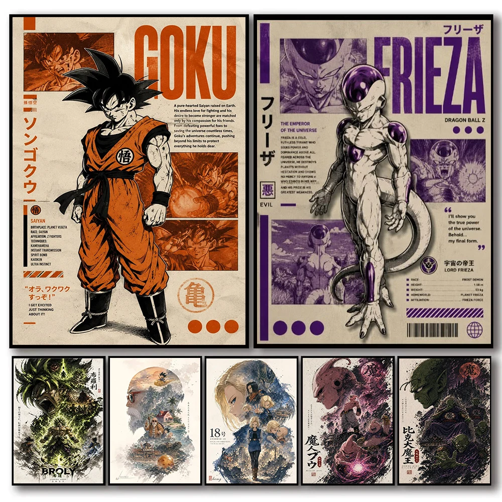 Dragon Ball Goku Frieza Anime  - Home Decor Magazine review and price