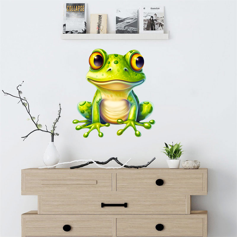 M728 Cute Rainbow Frog Wall St - Home Decor Y2K review and price