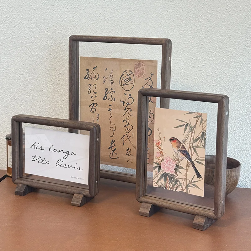 Premium Solid Black Walnut Dou - Bamboo Photo Frame review and price
