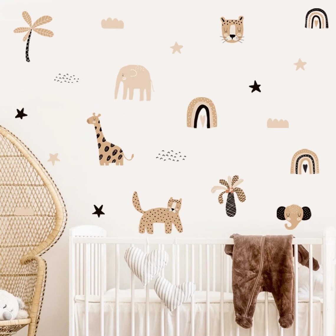 Boho Cartoon Rainbows Star Cut - Home Decor Y2K review and price