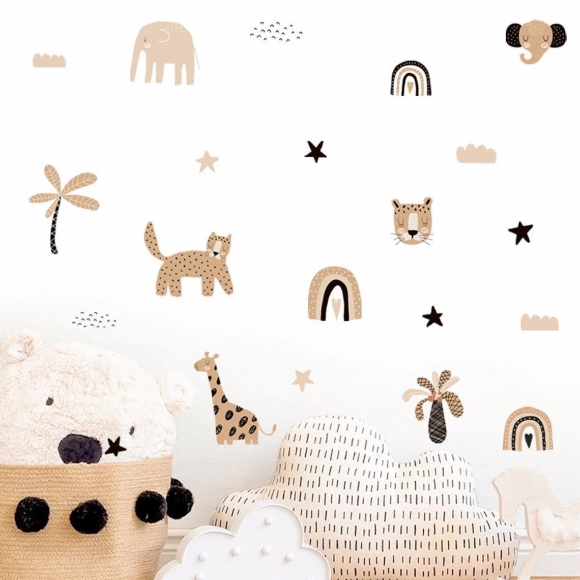 Boho Cartoon Rainbows Star Cut - Home Decor Y2K review and price